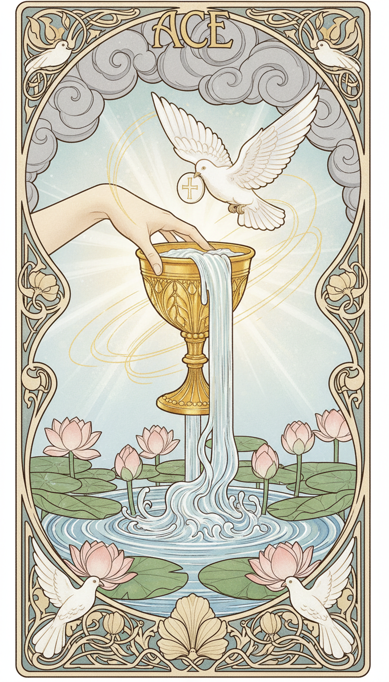 Ace of Cups tarot card